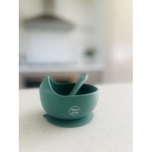 Mini & Me Wave Bowl & Spoon Kale